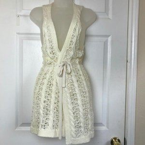 Banana Republic knit vest drawstring wai